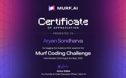  Murf CC Audience pick Award Winner 