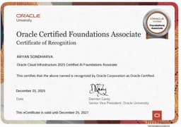 Oracle Cloud Foundations Associate